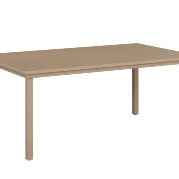 Vida 44″ x 73″ Dining Table Aluminum Top